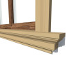 Solbanc decorativ fereastra ADS137 150X90X2000