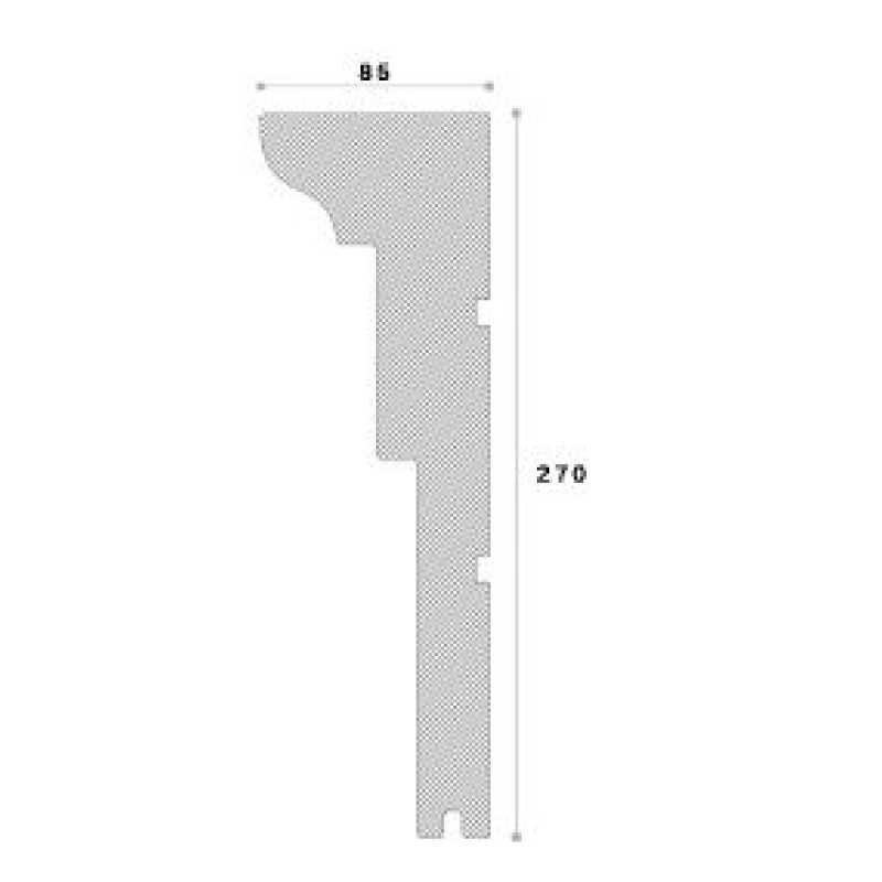 Solbanc decorativ fereastra ADS160 270X85X2000 Solbanc decorativ fereastra ADS160 270X85X2000