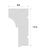 Solbanc decorativ fereastra ADS161 155X80X2000 Solbanc decorativ fereastra ADS161 155X80X2000