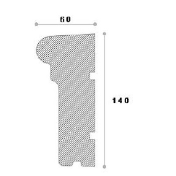 Solbanc decorativ fereastra REFA13 140X60X2000