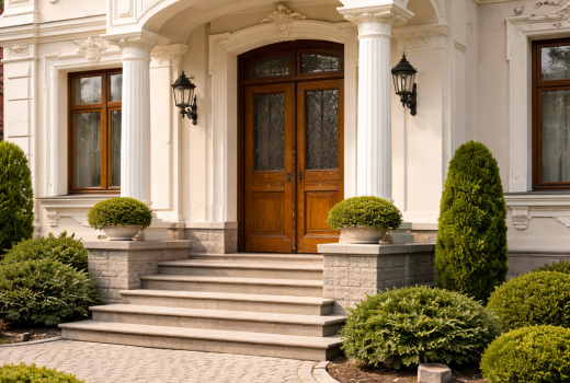 Cum schimbi aspectul unei case fără renovare majoră: profile decorative pentru fațadă.