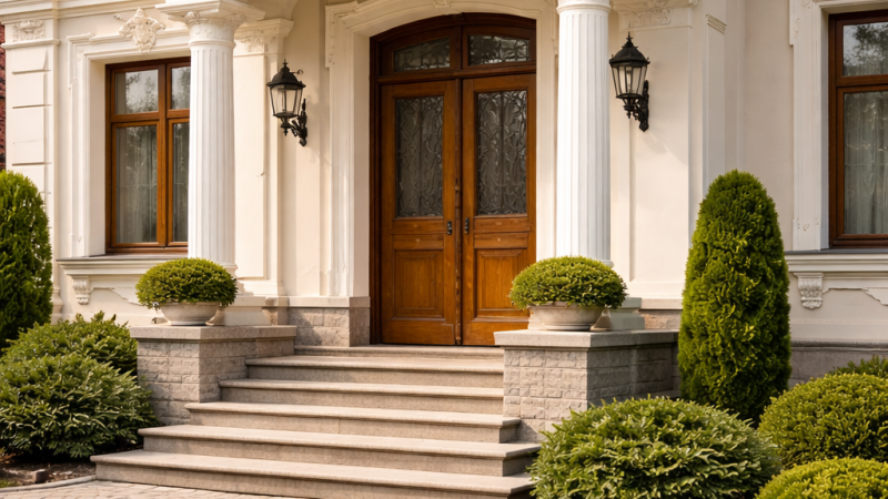 Cum schimbi aspectul unei case fără renovare majoră: profile decorative pentru fațadă.