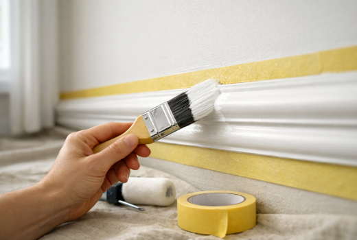 Vopsirea profilelor decorative: ce tip de vopsea și ce pași recomandați